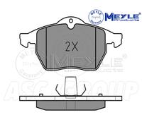 Meyle Set Pastiglia Freno, Asse Anteriore Con Anti-squeak Piastra 025 218 2919