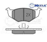 Meyle Set Pastiglia Freno, Asse Anteriore Con Anti-squeak Piastra 025 218 6619
