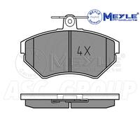 Meyle Set Pastiglia Freno, Asse Anteriore Con Anti-squeak Piastra 025 219 4516