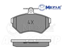 Meyle Set Pastiglia Freno, Asse Anteriore Con Anti-squeak Piastra 025 219 4519