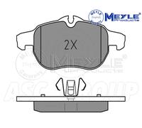 Meyle Set Pastiglia Freno, Asse Anteriore Con Anti-squeak Piastra 025 234 0220