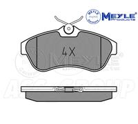 Meyle Set Pastiglia Freno, Asse Anteriore Con Anti-squeak Piastra 025 234 0919