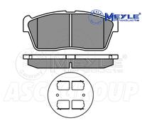 Meyle Set Pastiglia Freno, Asse Anteriore Con Anti-squeak Piastra 025 235 0715