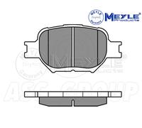 Meyle Set Pastiglia Freno, Asse Anteriore Con Anti-squeak Piastra 025 235 2617
