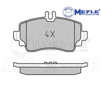 Meyle Set Pastiglia Freno, Asse Anteriore Con Anti-squeak Piastra 025 239 0319