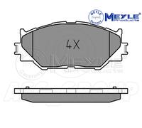 Meyle Set Pastiglia Freno, Asse Anteriore Con Anti-squeak Piastra 025 239 8317