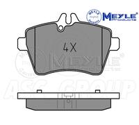 Meyle Set Pastiglia Freno, Asse Anteriore Con Anti-squeak Piastra 025 240 7719