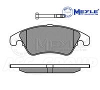 Meyle Set Pastiglia Freno, Asse Anteriore Con Anti-squeak Piastra 025 243 1019