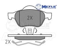 Meyle Set Pastiglia Freno, Asse Anteriore Con Anti-squeak Piastra 025 245 3518