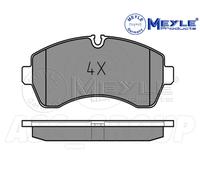 Meyle Set Pastiglia Freno, Asse Anteriore Con Anti-squeak Piastra 025 292 0020