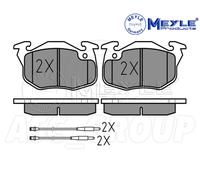 Meyle Set Pastiglia Freno,Asse Anteriore Con Anti-squeak Piatto 025 209 0618 / W
