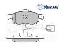 Meyle Set Pastiglia Freno,Asse Anteriore Con Anti-squeak Piatto 025 213 9618 / W