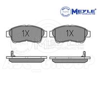 Meyle Set Pastiglia Freno,Asse Anteriore Con Anti-squeak Piatto 025 216 0117 / W