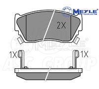 Meyle Set Pastiglia Freno,Asse Anteriore Con Anti-squeak Piatto 025 216 5716 / W