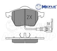 Meyle Set Pastiglia Freno,Asse Anteriore Con Anti-squeak Piatto 025 233 9219 / W