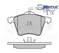 Meyle Set Pastiglia Freno,Asse Anteriore Con Anti-squeak Piatto 025 234 1819 / W