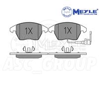 Meyle Set Pastiglia Freno,Asse Anteriore Con Anti-squeak Piatto 025 235 8720 / W