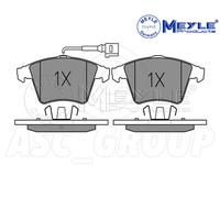 Meyle Set Pastiglia Freno,Asse Anteriore Con Anti-squeak Piatto 025 237 4619 / W