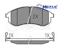 Meyle Set Pastiglia Freno,Asse Anteriore Con Anti-squeak Piatto 025 238 7914 / W