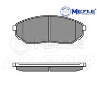Meyle Set Pastiglia Freno,Asse Anteriore Con Anti-squeak Piatto 025 240 9217 / W