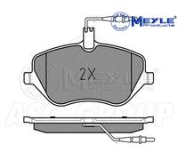 Meyle Set Pastiglia Freno,Asse Anteriore Con Anti-squeak Piatto 025 241 3317 / W