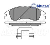 Meyle Set Pastiglia Freno,Asse Anteriore Con Anti-squeak Piatto 025 242 1817 / W