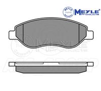 Meyle Set Pastiglia Freno,Asse Anteriore Con Anti-squeak Piatto 025 245 5019 / W
