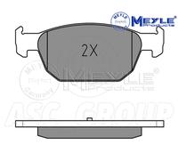Meyle Set Pastiglia Freno,Asse Anteriore Con Anti-squeak Piatto 025 247 9617 / W