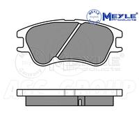 Meyle Set Pastiglia Freno, Asse Anteriore Con Anti-squeak Targa 025 242 7713 / W