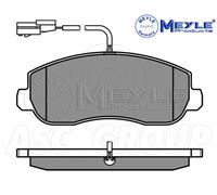 Meyle Set Pastiglia Freno, Asse Anteriore Con Anti-squeak Targa 025 251 4718 / W