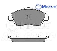 Meyle Set Pastiglia Freno, Asse Anteriore con Supporto 025 232 2517
