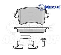 Meyle Set Pastiglia Freno, Asse Post. Con Anti-squeak Piastra 025 246 0617/K1