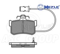 Meyle Set Pastiglia Freno,Posteriore Asse Con Anti-squeak Piastra 025 200 8714 /