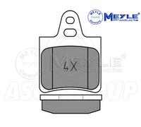 Meyle Set Pastiglia Freno, Posteriore Asse Con Anti-squeak Piastra 025 201 6215