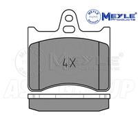 Meyle Set Pastiglia Freno, Posteriore Asse Con Anti-squeak Piastra 025 203 8915
