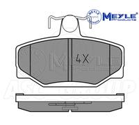 Meyle Set Pastiglia Freno, Posteriore Asse Con Anti-squeak Piastra 025 213 8513