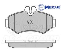 Meyle Set Pastiglia Freno, Posteriore Asse Con Anti-squeak Piastra 025 230 2118