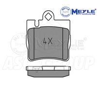 Meyle Set Pastiglia Freno, Posteriore Asse Con Anti-squeak Piastra 025 230 7815