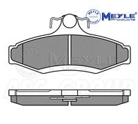 Meyle Set Pastiglia Freno, Posteriore Asse Con Anti-squeak Piastra 025 232 3714