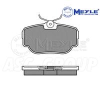 Meyle Set Pastiglia Freno, Posteriore Asse Con Anti-squeak Piastra 025 234 5816