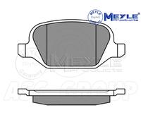 Meyle Set Pastiglia Freno, Posteriore Asse Con Anti-squeak Piastra 025 236 0113