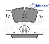 Meyle Set Pastiglia Freno, Posteriore Asse Con Anti-squeak Piastra 025 239 2318