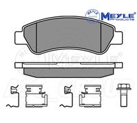 Meyle Set Pastiglia Freno, Posteriore Asse Con Anti-squeak Piastra 025 244 6519