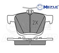 Meyle Set Pastiglia Freno, Posteriore Asse Con Anti-squeak Piastra 025 250 0816