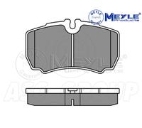Meyle Set Pastiglia Freno, Posteriore Asse Con Anti-squeak Piastra 025 291 2320