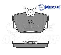 Meyle Set Pastiglia Freno,Posteriore Asse Con Anti-squeak Targa 025 232 2416 / N