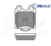Meyle Set Pastiglia Freno,Posteriore Asse Con Anti-squeak Targa 025 234 2915 / W