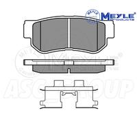 Meyle Set Pastiglia Freno,Posteriore Asse Con Anti-squeak Targa 025 235 4314 / W