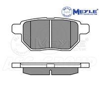 Meyle Set Pastiglia Freno,Posteriore Asse Con Anti-squeak Targa 025 246 1015 / W