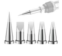 Meyola LT Punte di ricambio per saldatura, 5 pezzi LTS LTA LTB LTC LTC LTD, punte per saldatore LT di ricambio per saldatore Weller WP80 WSP80 W13338 WD1000 WD2000 WSD81 WS81 WSF81D8 WS81D5